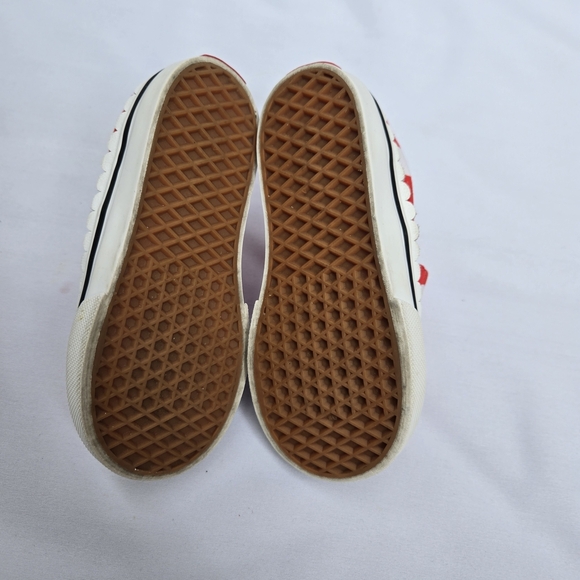 Vans X Disney Minnie Mouse Red and White Polka Dot Kids Sneakers Kids 8 - Picture 7 of 7